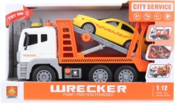 Πλαστικό μεταφορέας αυτοκινήτων με μπαταρίες 1:12 με φώτα και ήχους