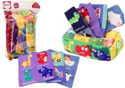 Μαλακό αισθητηριακό κουτί με μαντηλάκια – 6 υφάσματα και 3 τσαλακωτά μαντηλάκια