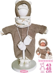 Llorens ρουχαλάκι για κούκλα New Born 43–45 cm, σετ 5 τεμαχίων
