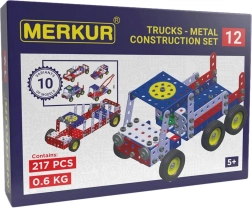 Μεταλλικό σετ κατασκευών Merkur, όχημα ρυμούλκησης, 217 εξαρτήματα