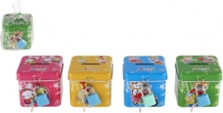 Παιδικός μεταλλικός κουμπαράς με κλειδαριά