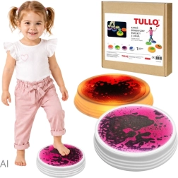 Tullo αισθητηριακή υγρή πέτρα φωτεινή ροζ
