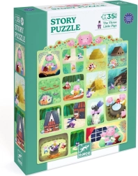 DJECO παζλ Τα τρία γουρουνάκια 35 κομμάτια