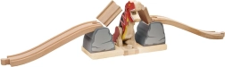 Ξύλινη γέφυρα με T. rex για σιδηρόδρομο BIGJIGS RAIL