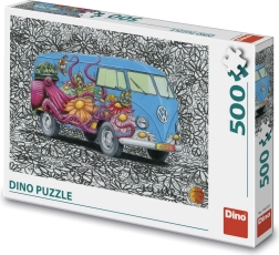 Dino Puzzle Hippies Volkswagen 500 κομμάτια