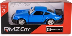 Μεταλλικό μοντέλο RMZ City PORSCHE 911 Turbo 3.3 1:32 μπλε με pull-back