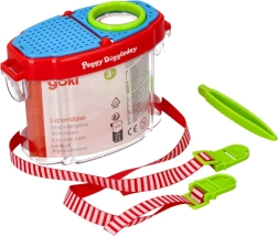 Παιδικό δοχείο παρατήρησης με μεγεθυντικό φακό και τσιμπιδάκι Goki