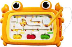 Μαγνητικός πίνακας Montessori λαβύρινθος καβούρι πορτοκαλί WOOPIE