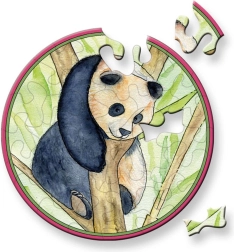 Curiosi στρογγυλό παζλ Picoli Panda 33 κομμάτια