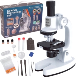 Μικροσκόπιο για παιδιά με LED φωτισμό 200x/600x/1200x WOOPIE με αντάπτορα για smartphone – σετ XXL