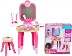 Τουαλέτα Barbie με στεγνωτήρα νυχιών και φωτιζόμενο καθρέφτη
