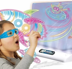 WOOPIE Μαγνητικός 3D Πίνακας Ζωγραφικής με LED Οπίσθιο Φωτισμό