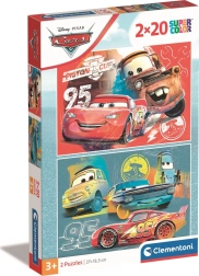 Παζλ 2x20 κομματιών Cars της Disney
