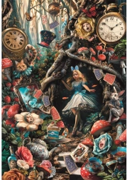 Clementoni Puzzle Μια ακόμη μέρα στη Χώρα των Θαυμάτων 1000 κομμάτια