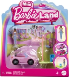 Mattel mini Barbie Land κάμπριο με μίνι κούκλα