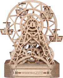 Ξύλινο μοντέλο ρόδας λούνα παρκ WOODEN CITY