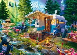 Schmidt Puzzle Με τροχόσπιτο στα βουνά 1000 κομμάτια