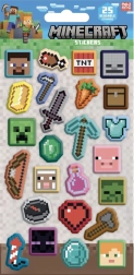 Minecraft 3D αυτοκόλλητα