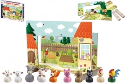 Detoa μαγνητικό θέατρο με ζωάκια