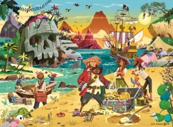 Παζλ Ravensburger Η περιπέτεια των πειρατών XXL 100 κομμάτια