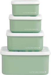 Σετ τεσσάρων δοχείων σνακ A Little Lovely Company – Radost