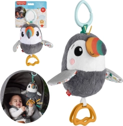 Fisher-Price κρεμαστό παιχνίδι τουκάν με κουδουνίστρα και φτερά