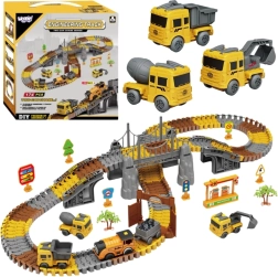 WOOPIE Ηλεκτρική πίστα αυτοκινήτων Εργοτάξιο (174 κομμάτια)