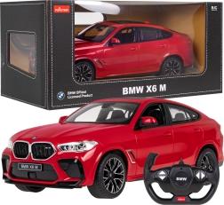 Rastar BMW X6 M 1:14 τηλεκατευθυνόμενο αυτοκίνητο με χειρισμό 2,4 GHz – Κόκκινο