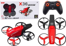 RC drone με προστασία ελίκων SYMA – κόκκινο mini drone με τηλεχειρισμό