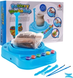 Παιδικό εργαστήριο κεραμικής – δημιουργικό σετ με τροχό κεραμικής