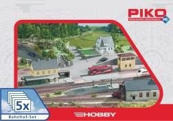 PIKO HOBBY σετ κιτ κατασκευών σταθμού Neustadt, 5 τεμάχια