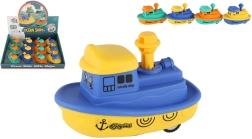 Πλαστικό καραβάκι με αδράνεια πάτα και φύγε 10 cm