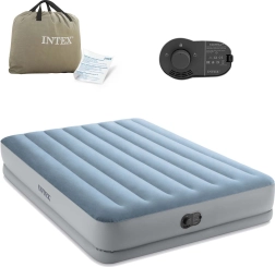 Φουσκωτό διπλό κρεβάτι INTEX 203 × 152 × 36 cm με ενσωματωμένη ηλεκτρική αντλία
