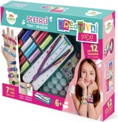 Δημιουργικό σετ για κατασκευή βραχιολιών με αργαλειό και αξεσουάρ