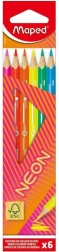 Ξυλομπογιές Maped Neon 6 τεμ.