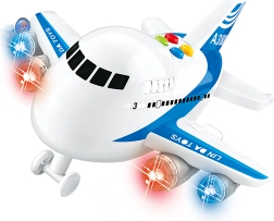Αεροπλάνο με αδράνεια με φωτεινά και ηχητικά εφέ 22 cm
