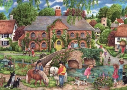 Παζλ Ravensburger «Ζωή στο χωριό» 1000 κομμάτια