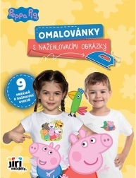 Βιβλίο ζωγραφικής με σιδερότυπα αυτοκόλλητα (σιδερότυπες εικόνες) Peppa Pig