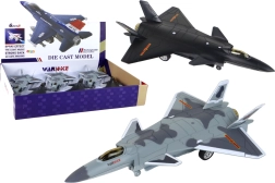 Μοντέλο αεροπλάνου με τριβοκίνητη πρόωση σε μαύρο και γκρι χρώμα