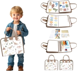 2kids toys αισθητηριακό βιβλίο busy δεινόσαυροι