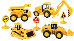 Σετ Οχημάτων Κατασκευών με Μηχανισμό Αδράνειας