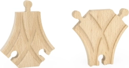 Ξύλινες ράγες κοντή διακλάδωση 2 τεμ.