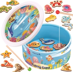 Tooky Toy μαγνητικό παιχνίδι ψαρέματος – ξύλινο σετ