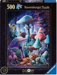 Φωσφορίζον παζλ Ravensburger Μαγικά μανιτάρια 500 κομμάτια