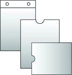 Διαφανής θήκη για χρονικό εισιτήριο 85x115 mm