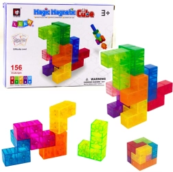 Μαγνητικά τουβλάκια Magic Magnetic Cubes – λογικό παζλ με προκλήσεις, 9 τεμάχια