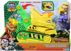 Η ταινία Paw Patrol Dino Μπουλντόζα Chomp & Rescue του Rubble με φιγούρες