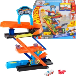Hot Wheels City γκαράζ ακροβατικών με μεταμόρφωση και αυτοκινητάκι