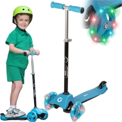 EVO παιδικό τρίτροχο πατίνι Light Up Mini Cruiser μπλε