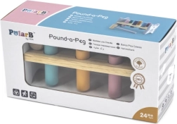 VIGA PolarB Ξύλινο παγκάκι με σφυράκι – παιχνίδι Montessori